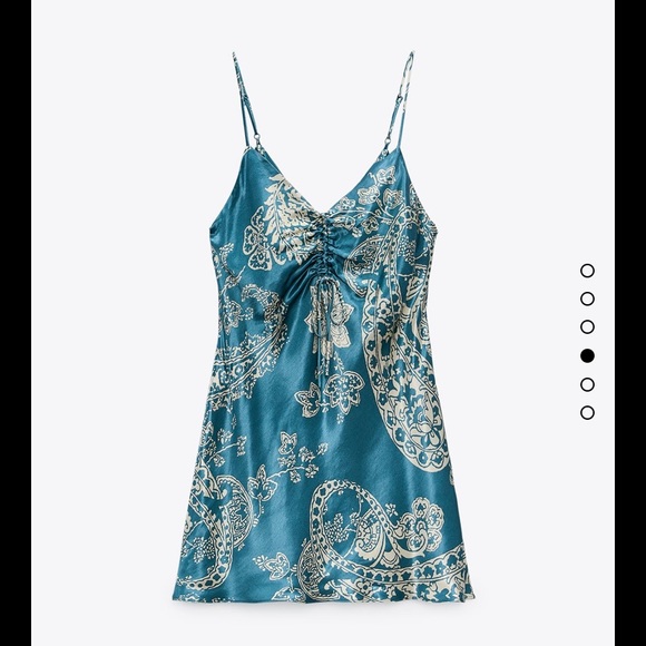 zara satin slip dress - Picture 2 of 2